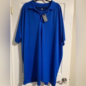 Men’s Blue Modango Stay Dry Shirt - New with Tags - 6XLT